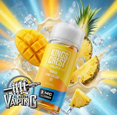 King’s Crest Mango Piña Colada Ice – 3mg 120ml