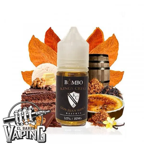 Kings Crest & Bombo Salt – Don Juan Supra Reserve 30ml 25mg