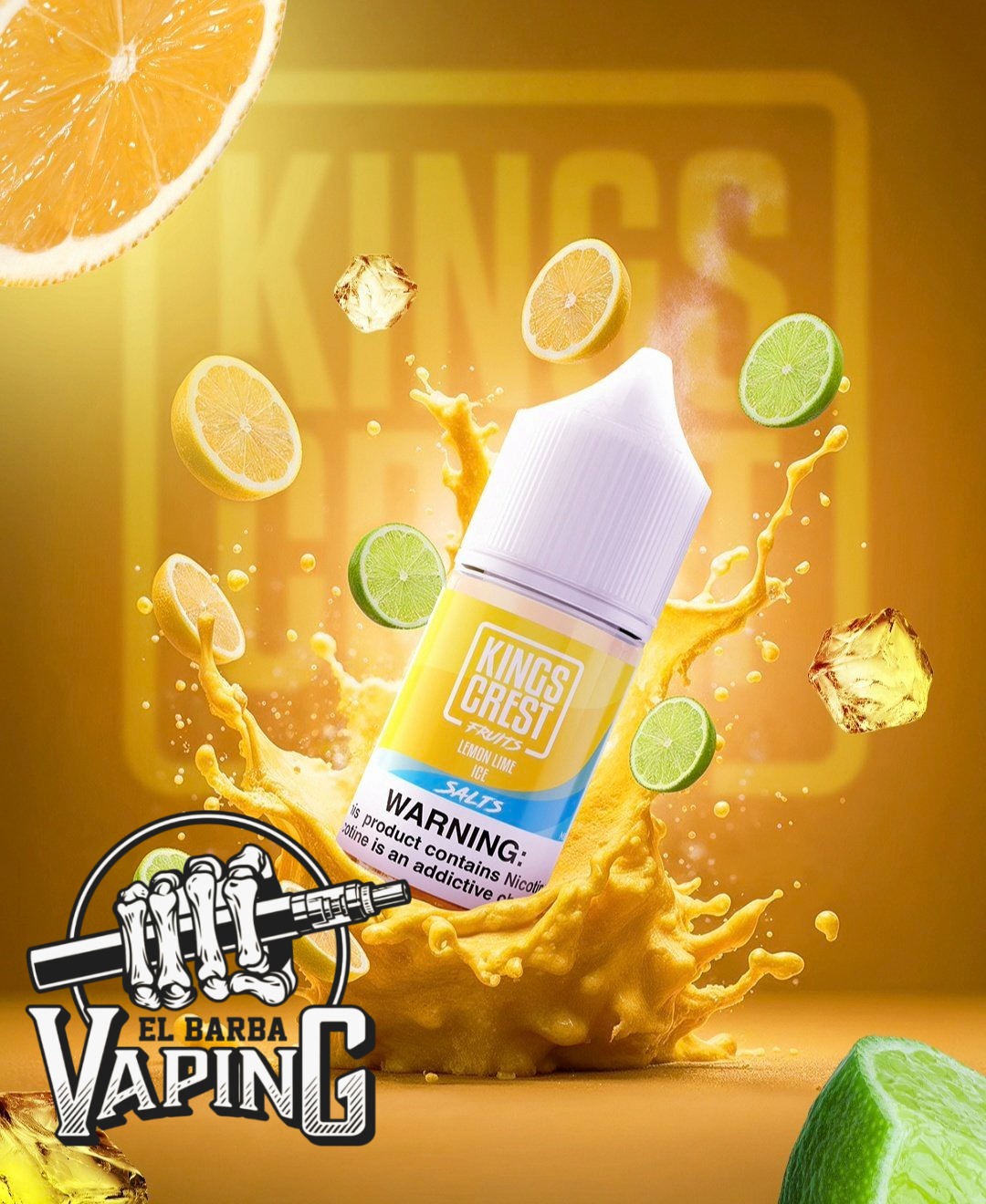 Kings Crest Lemon Lime ICE 25mg 30ml