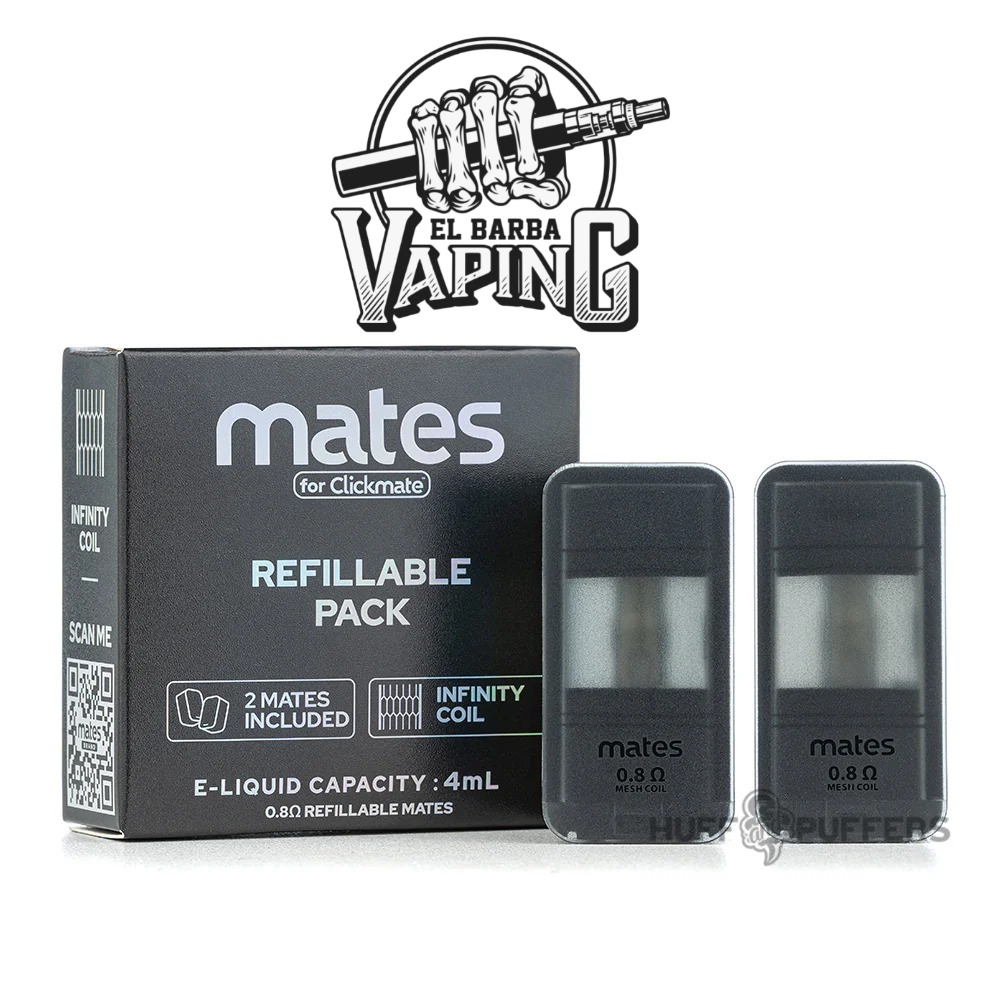 Repuesto Recargable CLICKMATE 2 unidades 0.8 Ohms