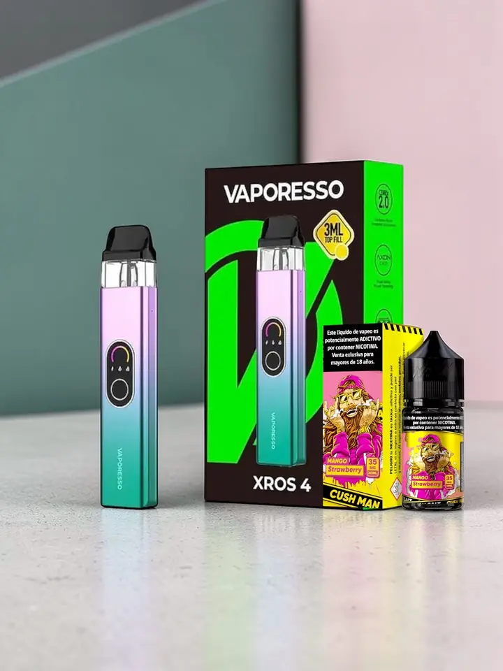 XROS 4 VAPORESSO + SALT NASTY A ELECCION. OFERTA!!!