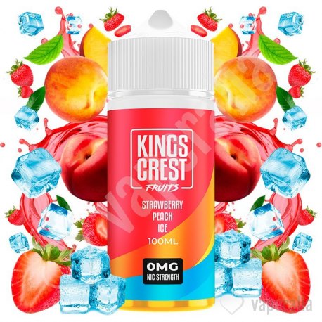 STRAWBERRY PEACH ICE (KINGS CREST) 120ML/3MG