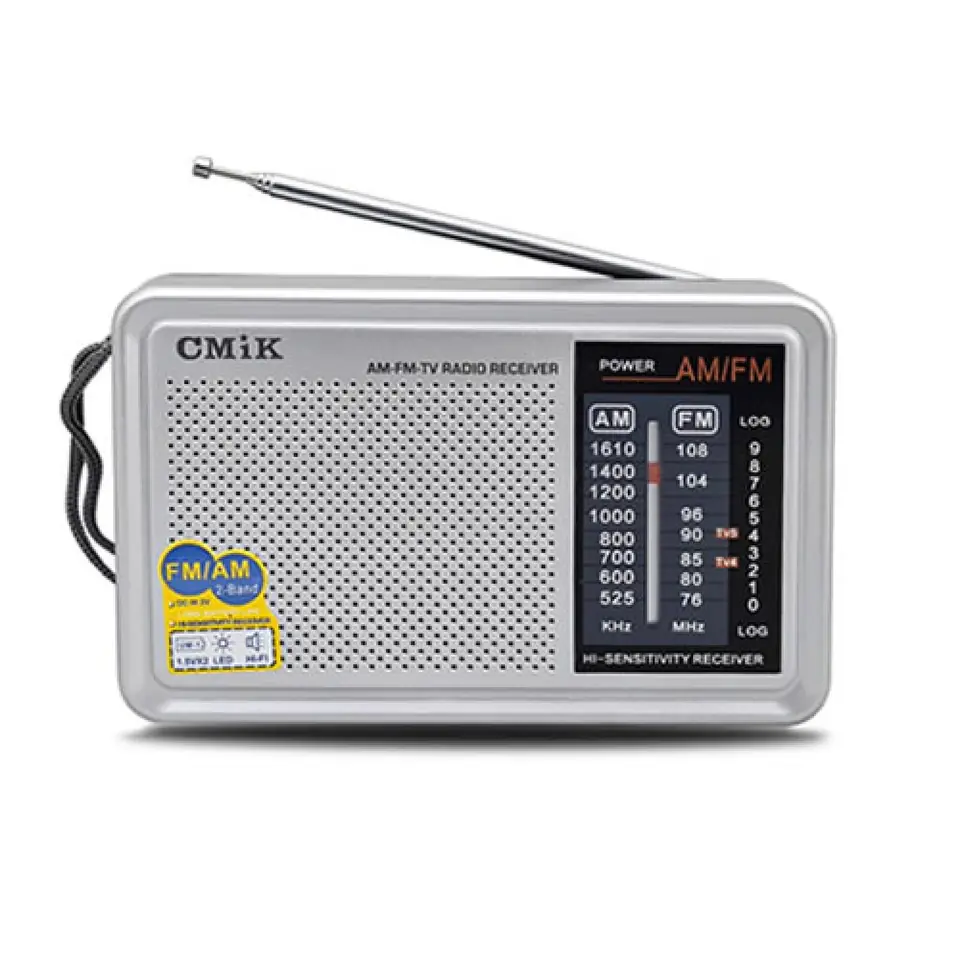 RADIO PORTATIL CMIK AM FM MK-610