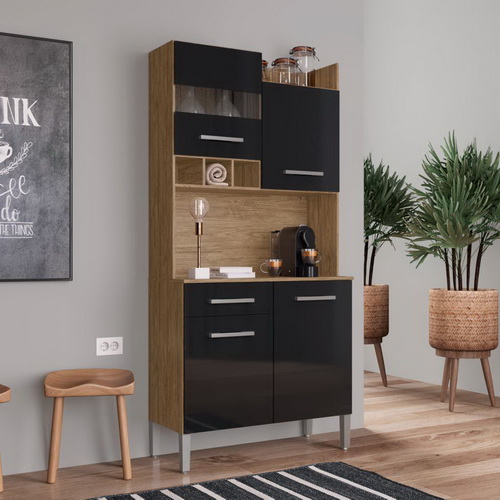 MUEBLE DE COCINA SAONA 90 CON NEGRO