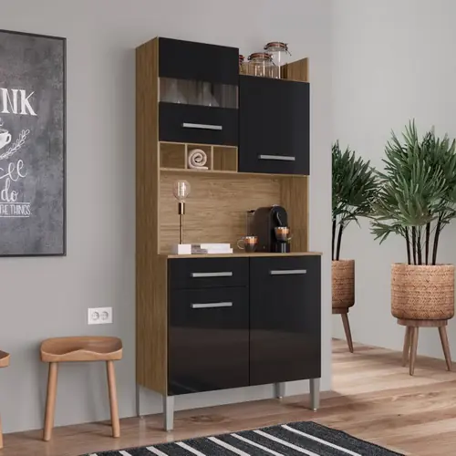 MUEBLE DE COCINA SAONA 90 CON NEGRO