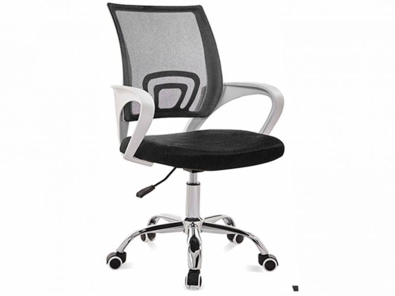 SILLA GIRATORIA RESPALDO MESH PATAS METALICAS 848