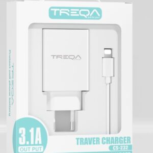 CARGADOR CON CABLE TREQA IOS RAPIDO CS232-IOS
