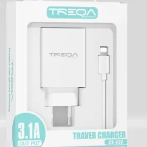 CARGADOR CON CABLE TREQA IOS RAPIDO CS232-IOS