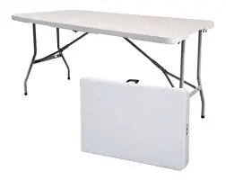 MESA VALIJA 244X75X75 CM CAÑO HDPE
