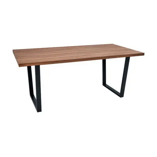MESA CON PATAS DE HIERRO PEYTON