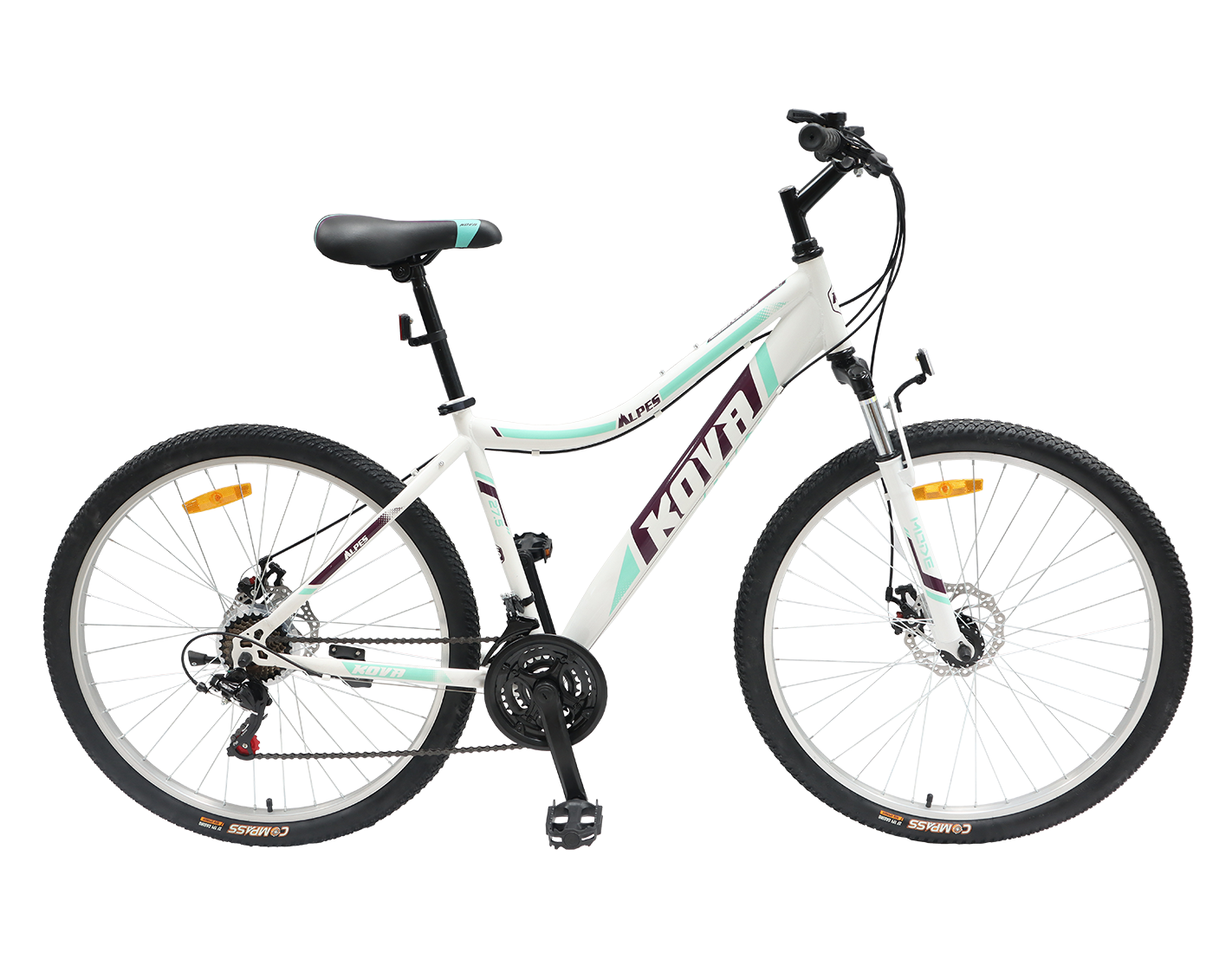BICICLETA KOVA ALPES 27.5 DAMA F-DISCO BLANCO