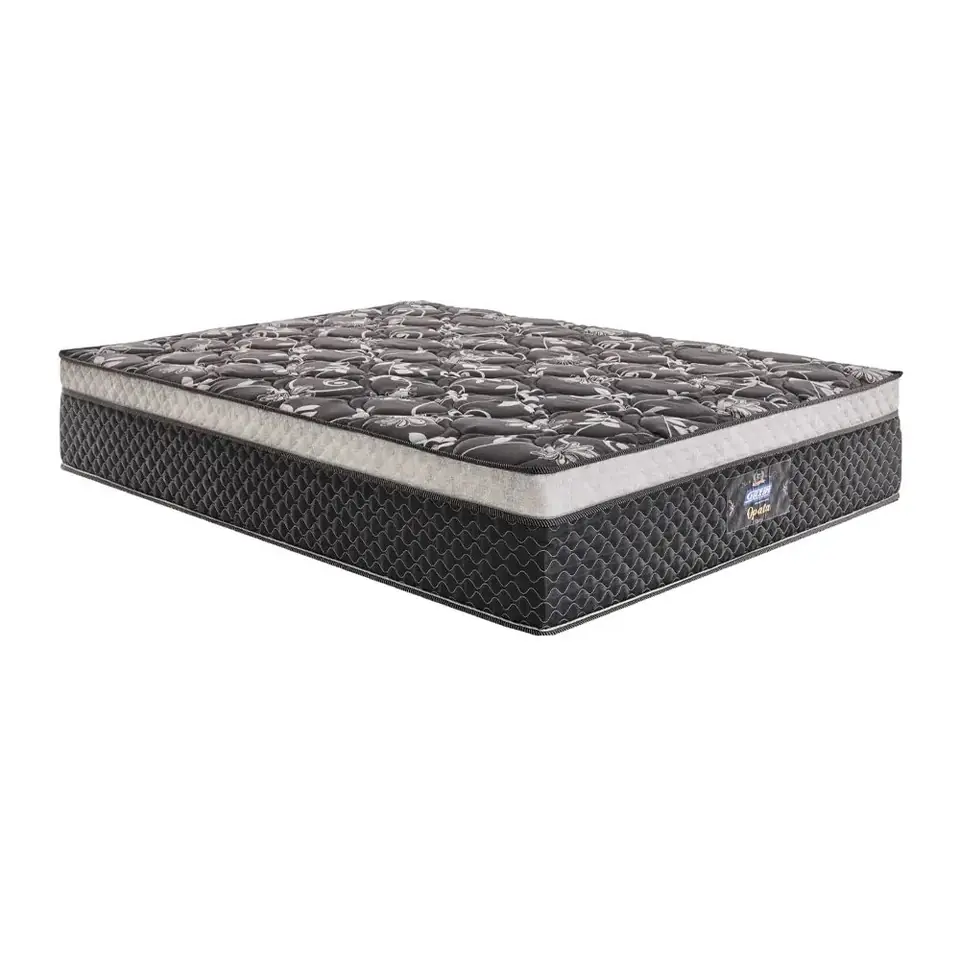 COLCHON OPALA 2 PLAZAS ESPUMA Y ROSORTES 140X190X32