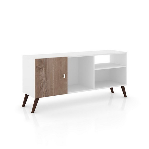 RACK ESTILO RETRO BLANCO RUSTICO