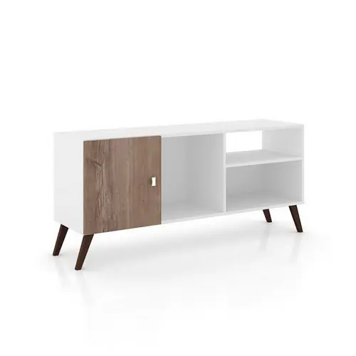 RACK ESTILO RETRO BLANCO RUSTICO
