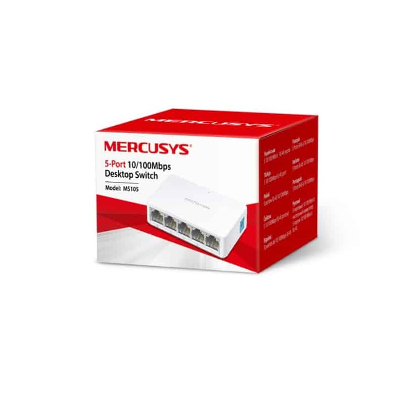 SWITCH MERCUSYS MS105 5 PUERTOS 10/100