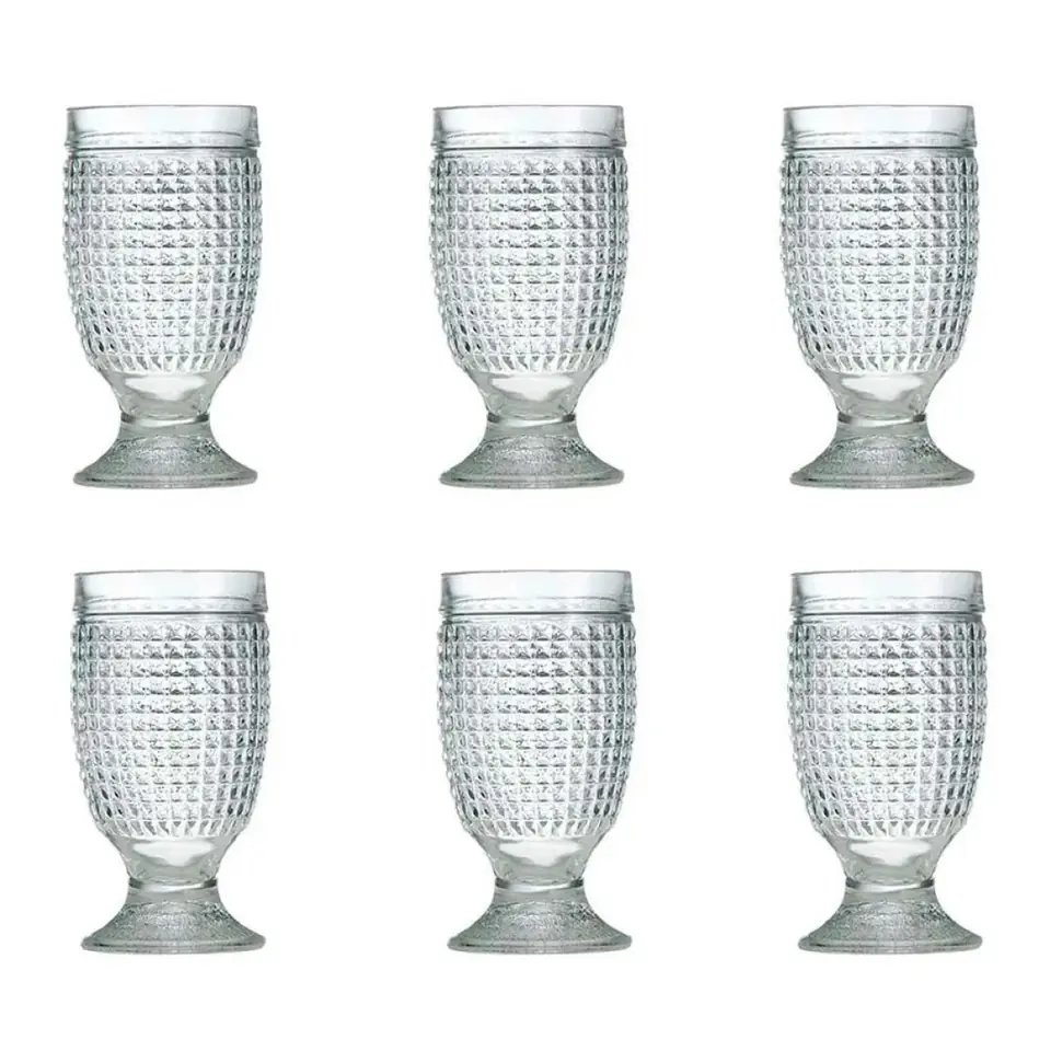 JUEGO DE 6 COPAS MULTIUSO LINEA BARROCO