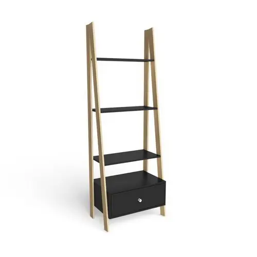 BIBLIOTECA / ESTANTERIA / REPISA 1 CAJON NEGRO COD RT3091NE