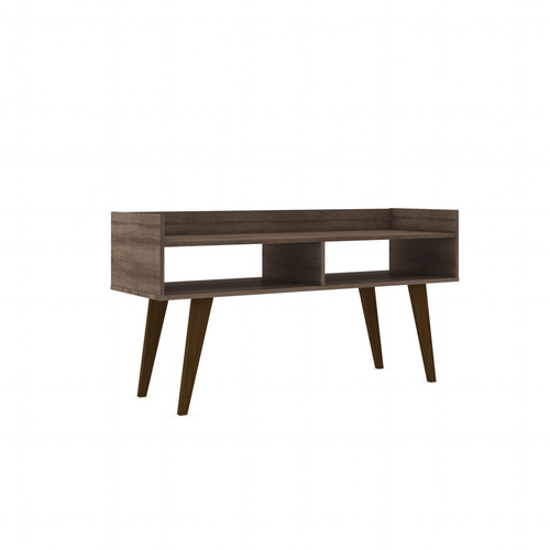 RACK PARA TV LINEA RETRO 2 ESTANTES RUSTICO