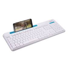 COMBO TECLADO INALAMBRICO USB CON APOYO DE SMARTPHONE MULTILASER TC281