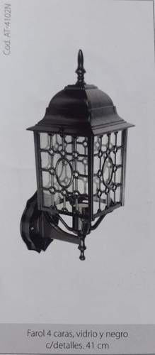 FAROL NEGRO 41CM