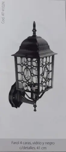 FAROL NEGRO 41CM