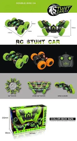 AUTO GIROS STUNT A CONTROL REMOTO SY