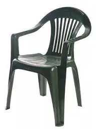 SILLA DE PLASTICO MOR CON POSABRAZOS 151511-04 NEGRA