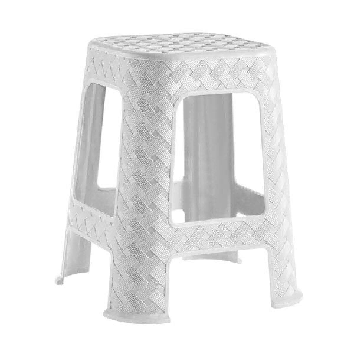 BANQUETA PREMIUM RATAN BLANCA