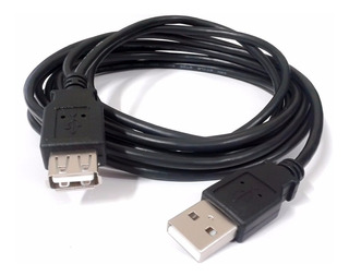 EXTENSION ALARGUE CABLE USB 2.0 DE 2 METROS MACHO-HEMBRA