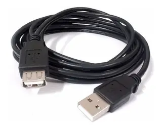 EXTENSION ALARGUE CABLE USB 2.0 DE 2 METROS MACHO-HEMBRA