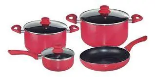 BATERIA DE COCINA 7 PIEZAS CUORI MOD. FIAMMA
