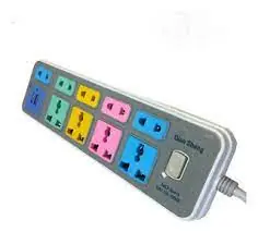 ALARGUE GRANDE 4M COLORES 9 TOMAS + 3 USB 228