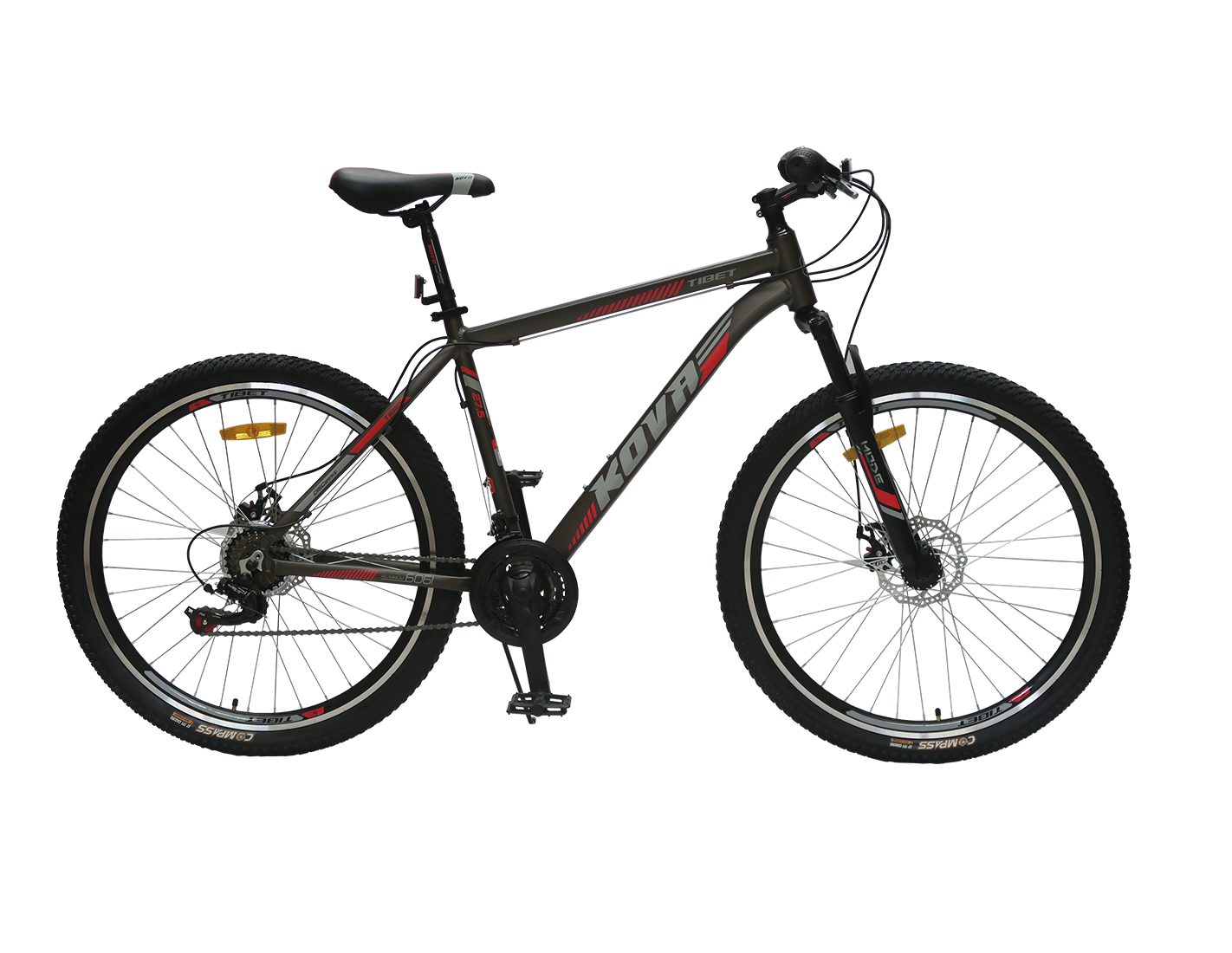 BICICLETA KOVA TIBET 27.5 HOMBRE F.DISCO GRIS PIZARRA TALLE L