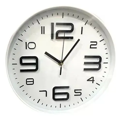 RELOJ DE PARED COCINA 555-WH BLANCO