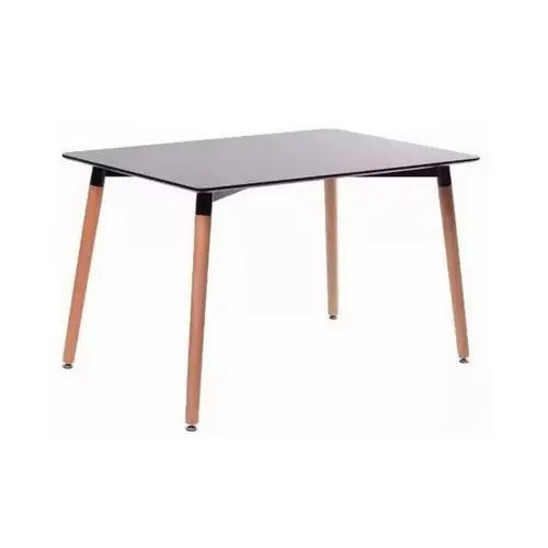 MESA EAMES GORLERO RECTANGULAR NEGRA