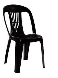 SILLA DE PLASTICO MOR SIN POSABRAZO NEGRA BISTRO CA-VMPT