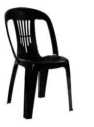 SILLA DE PLASTICO MOR SIN POSABRAZO NEGRA BISTRO CA-VMPT