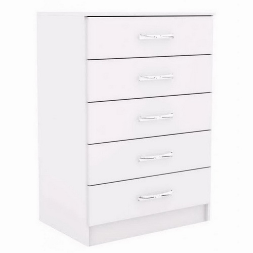 COMODA 5 CAJONES BLANCO COD 51