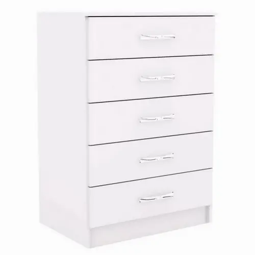 COMODA 5 CAJONES BLANCO COD 51