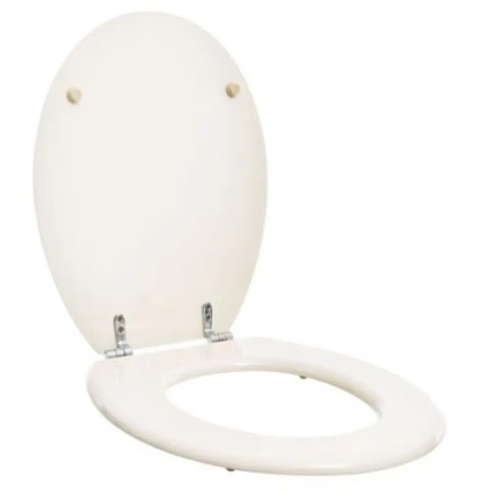 TAPA PARA INODORO OVAL BLANCA