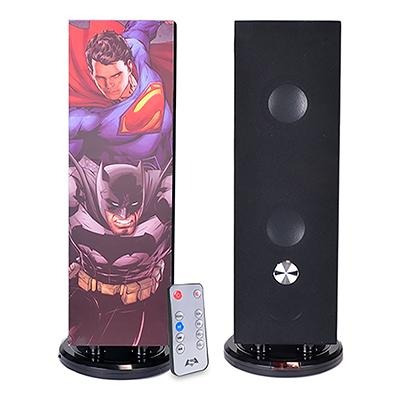 PARLANTE BATMAN SUPERMAN SBESB001 BT LCD 3.5MM CONT REMOTO