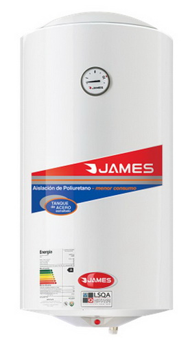 TERMOTANQUE JAMES DE ACERO 40L CILINDRICO CAT B