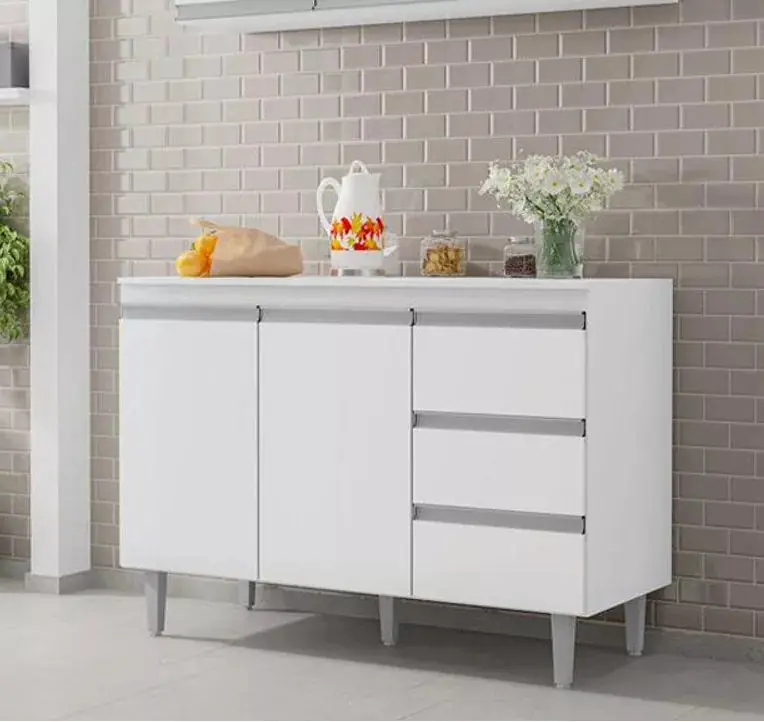 BAJO MESADA 120 CON TAPA BLANCO MDF 3074-2021