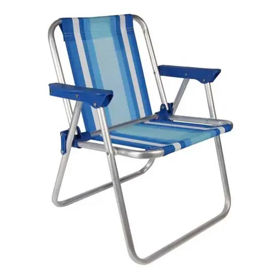 SILLA MOR 2121 AZUL NIÑO ALTA ALUMINIO