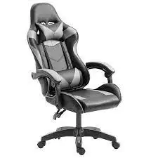 SILLA GAME GRIS NEGRO