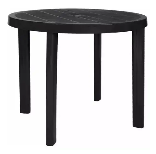 MESA REDONDA MOR 90CM NEGRA 15151452