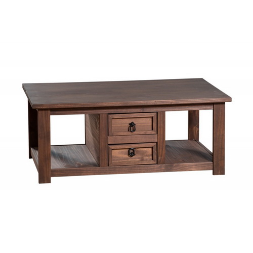 MESA DE LIVING 2 CAJONES COD E328