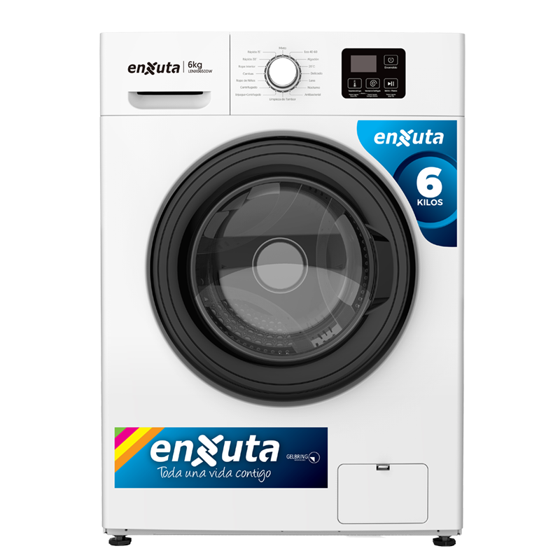 LAVARROPAS ENXUTA 6KG  CARGA FRONTAL LENX0650DW