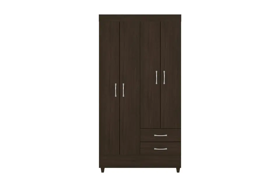 ROPERO ASTRO 4 PUERTAS EBANO TOUCH