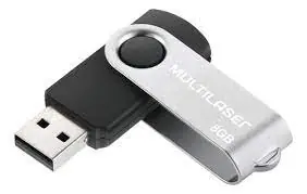 PEN DRIVE 8GB TWIST MULTILASER PD587